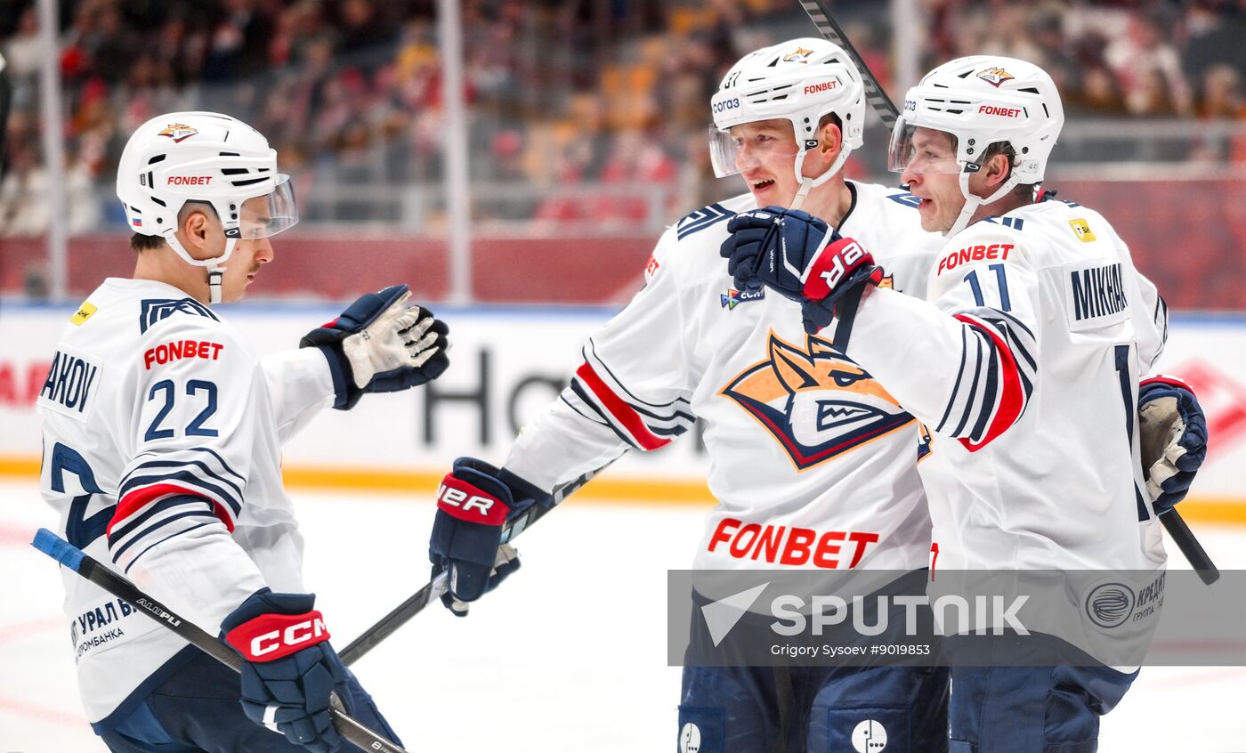 Russia Ice Hockey Kontinental League Spartak - Metallurg