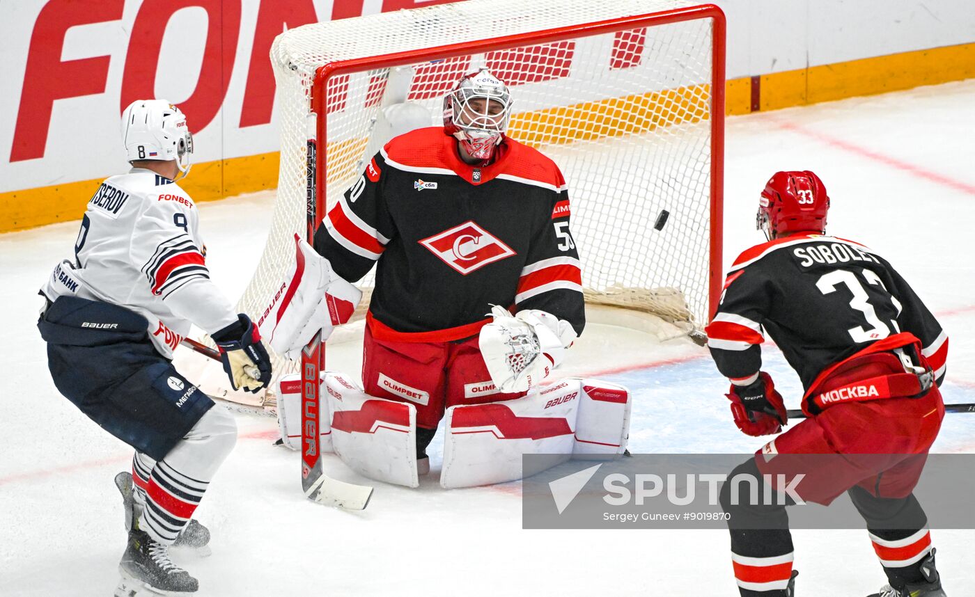 Russia Ice Hockey Kontinental League Spartak - Metallurg