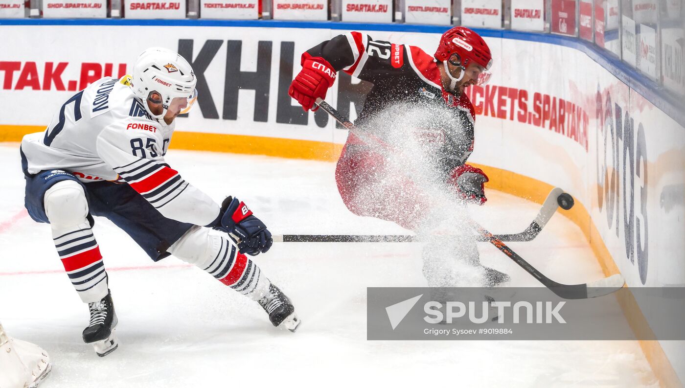 Russia Ice Hockey Kontinental League Spartak - Metallurg