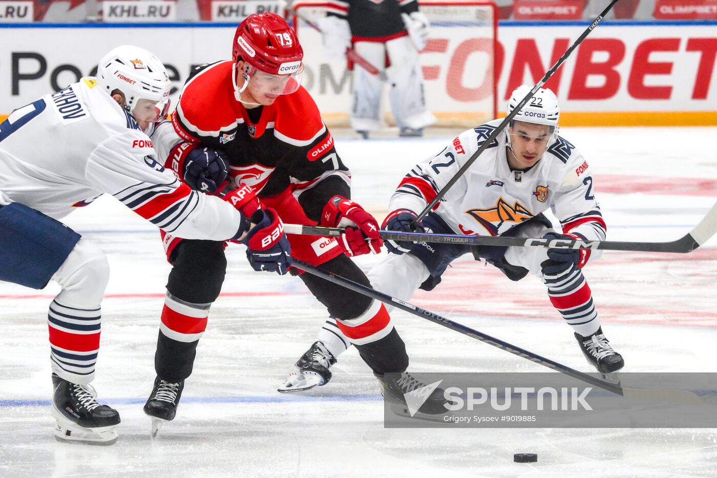 Russia Ice Hockey Kontinental League Spartak - Metallurg