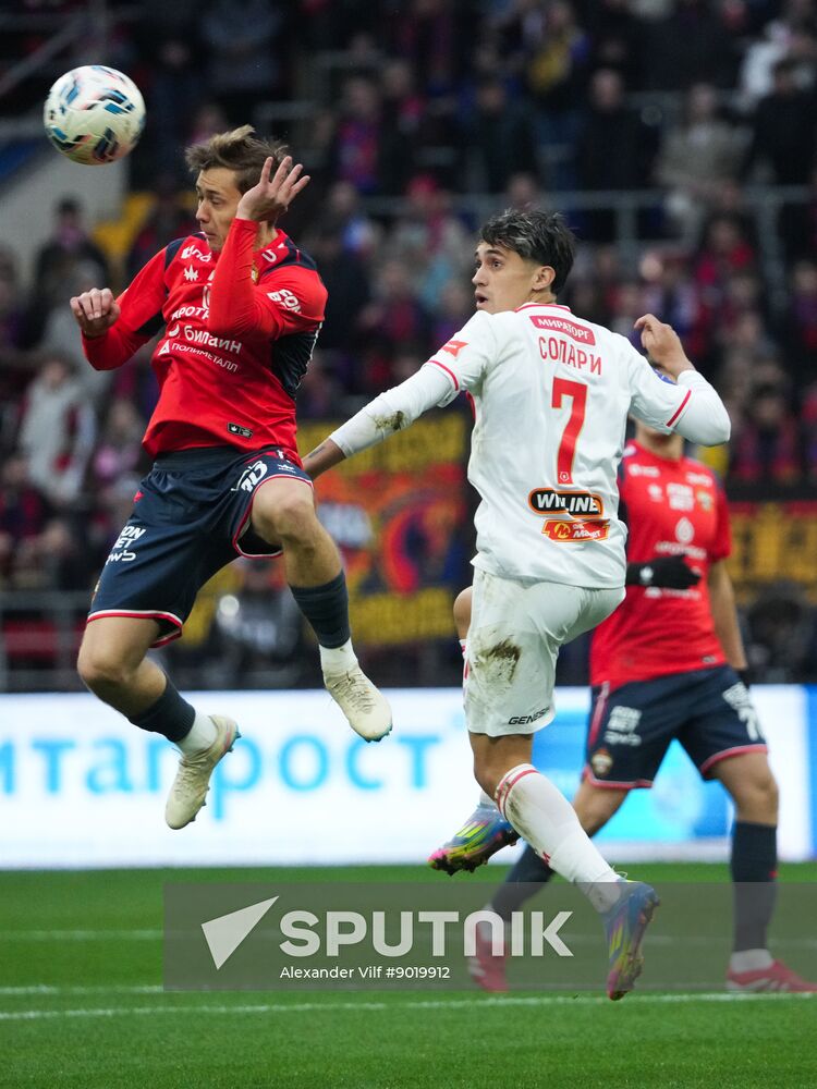 Russia Soccer Premier League CSKA - Spartak