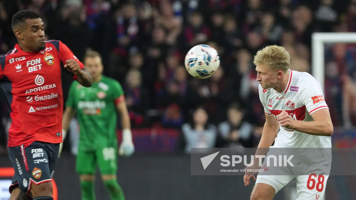 Russia Soccer Premier League CSKA - Spartak