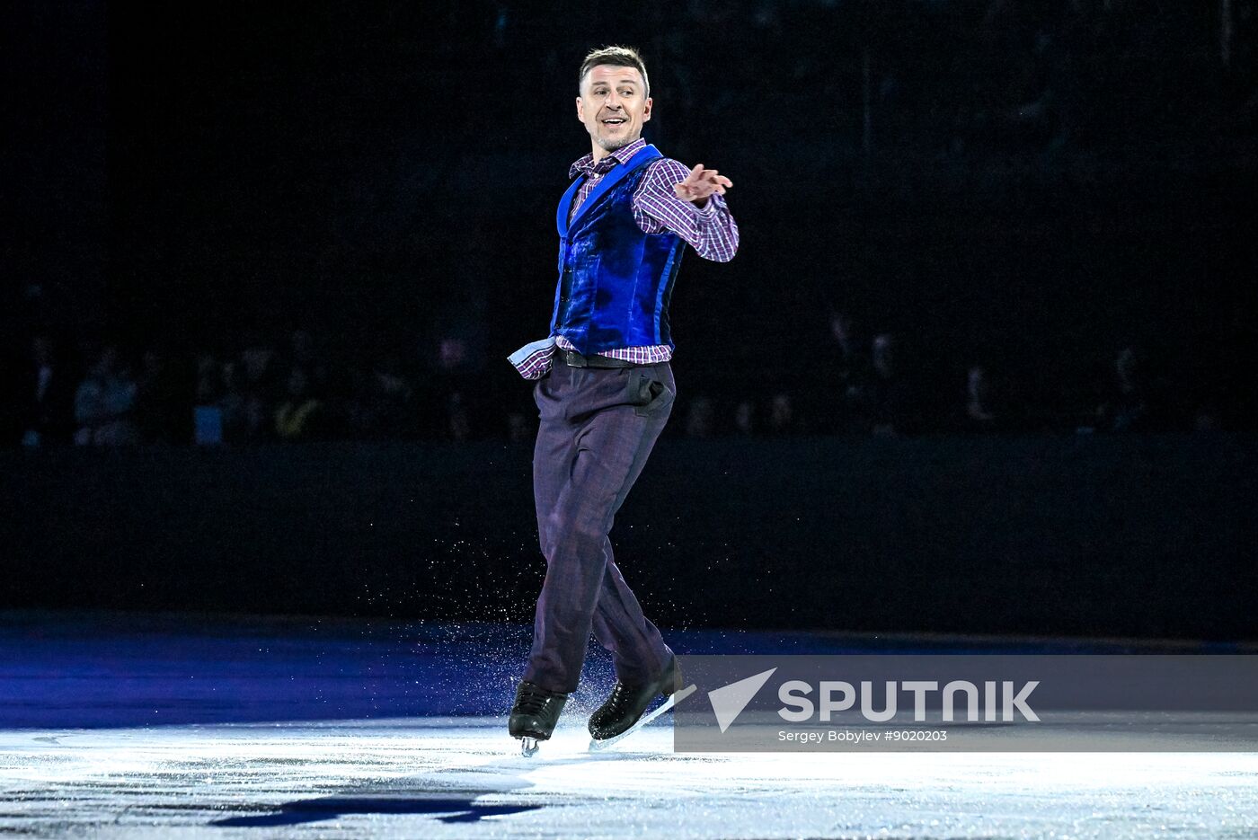 Russia Figure Skating Sports Commentator Grishin Memorial Event