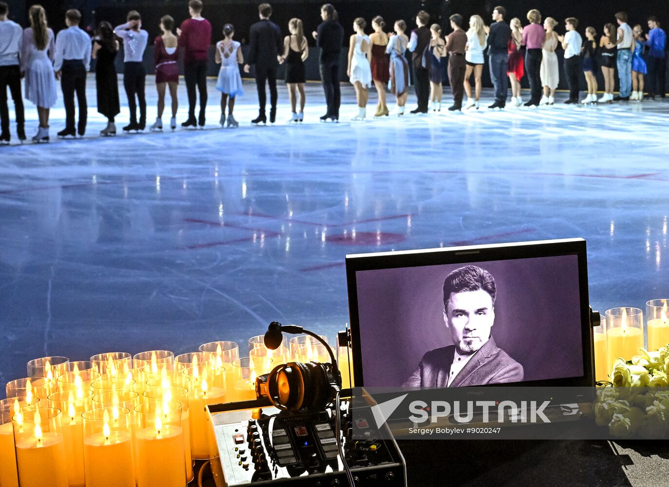 Russia Figure Skating Sports Commentator Grishin Memorial Event