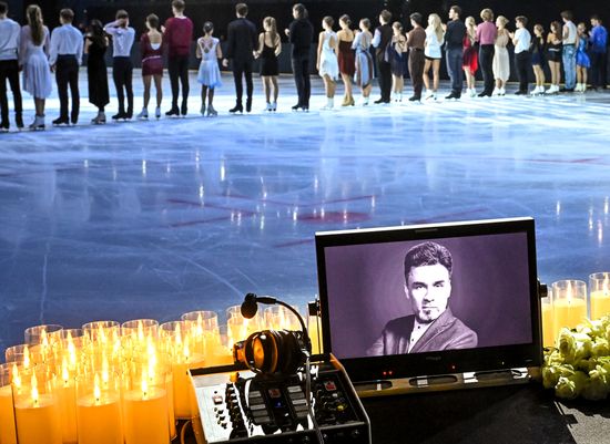Russia Figure Skating Sports Commentator Grishin Memorial Event