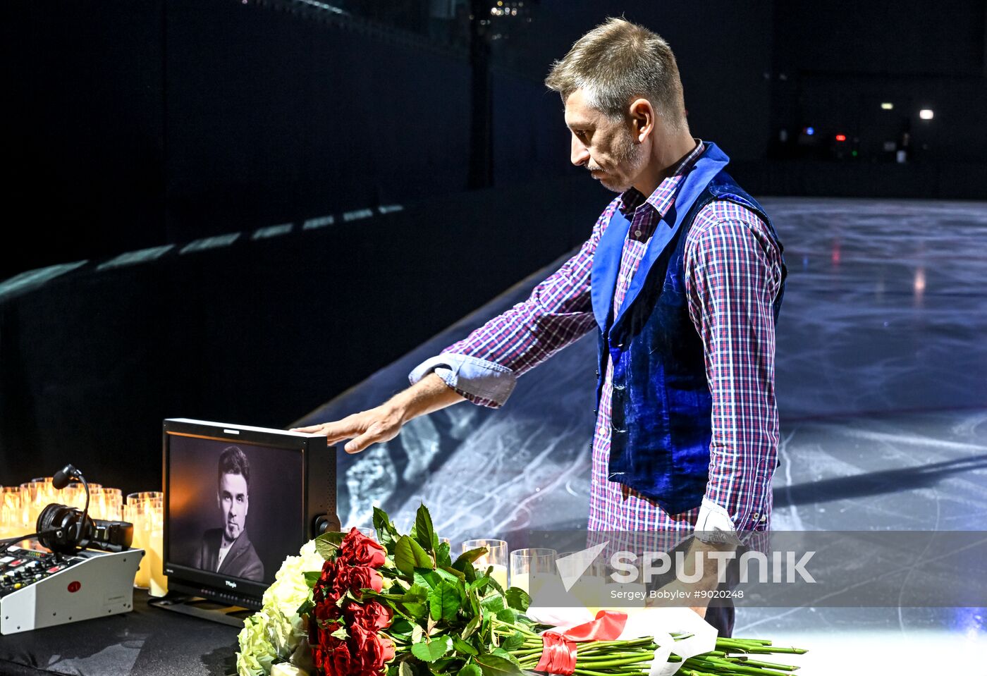 Russia Figure Skating Sports Commentator Grishin Memorial Event