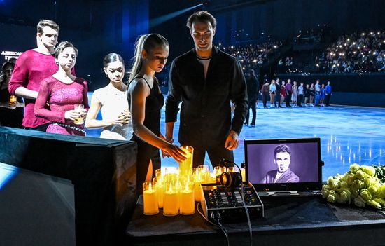 Russia Figure Skating Sports Commentator Grishin Memorial Event