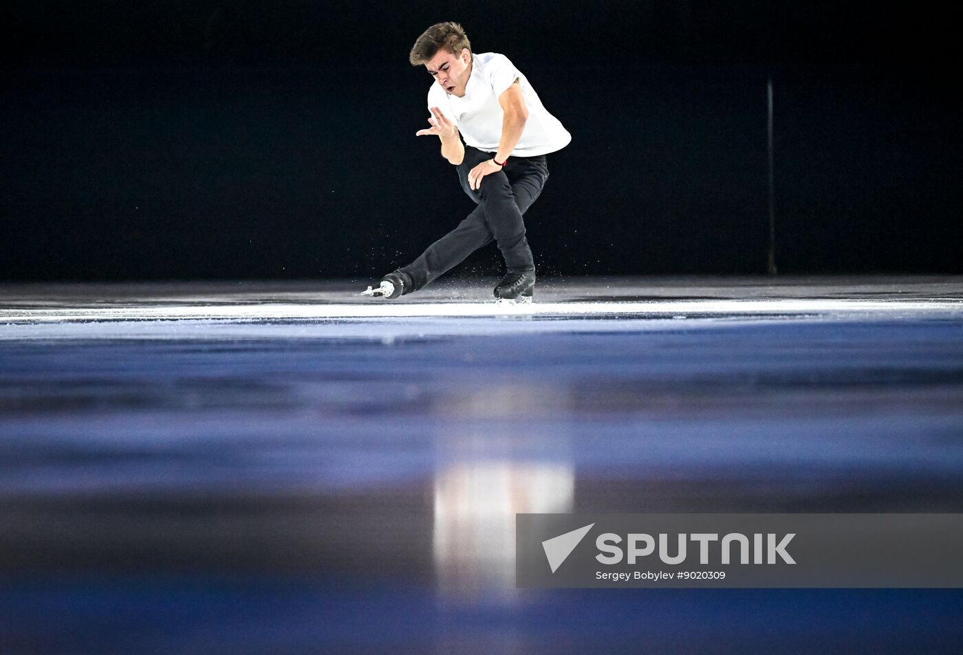 Russia Figure Skating Sports Commentator Grishin Memorial Event