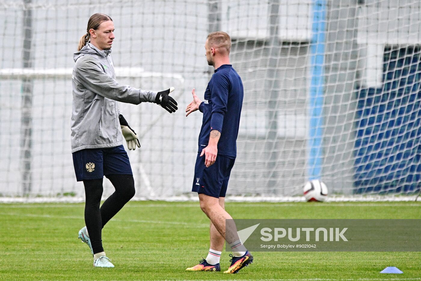 Russia Soccer Friendly Russia Training