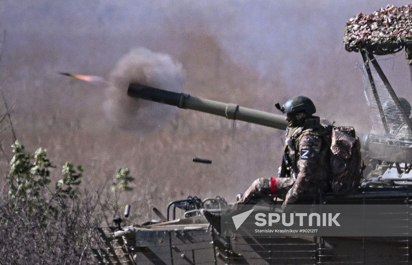 Russia Ukraine Military Operation Troops Training