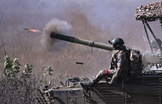 Russia Ukraine Military Operation Troops Training