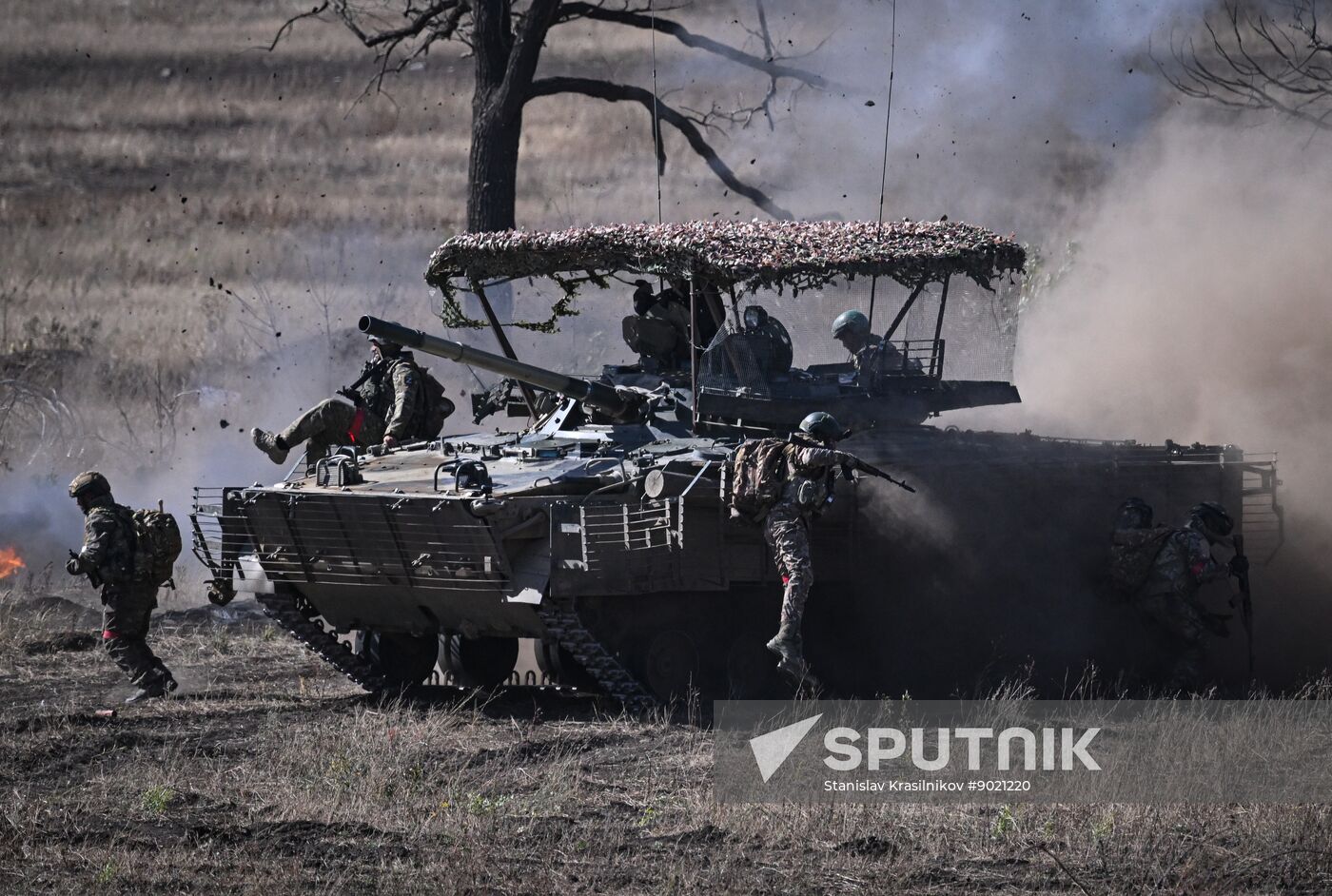 Russia Ukraine Military Operation Troops Training