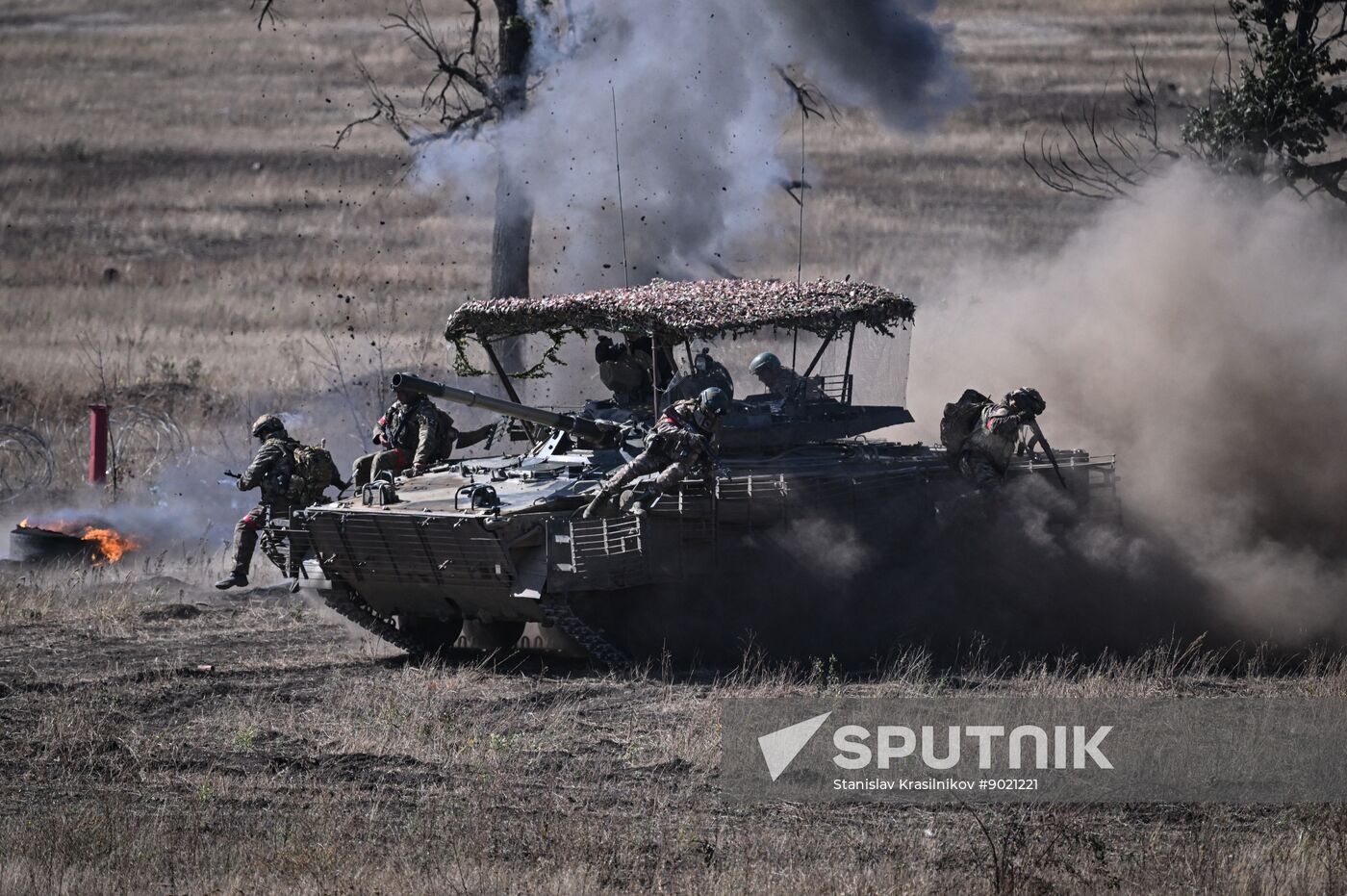 Russia Ukraine Military Operation Troops Training