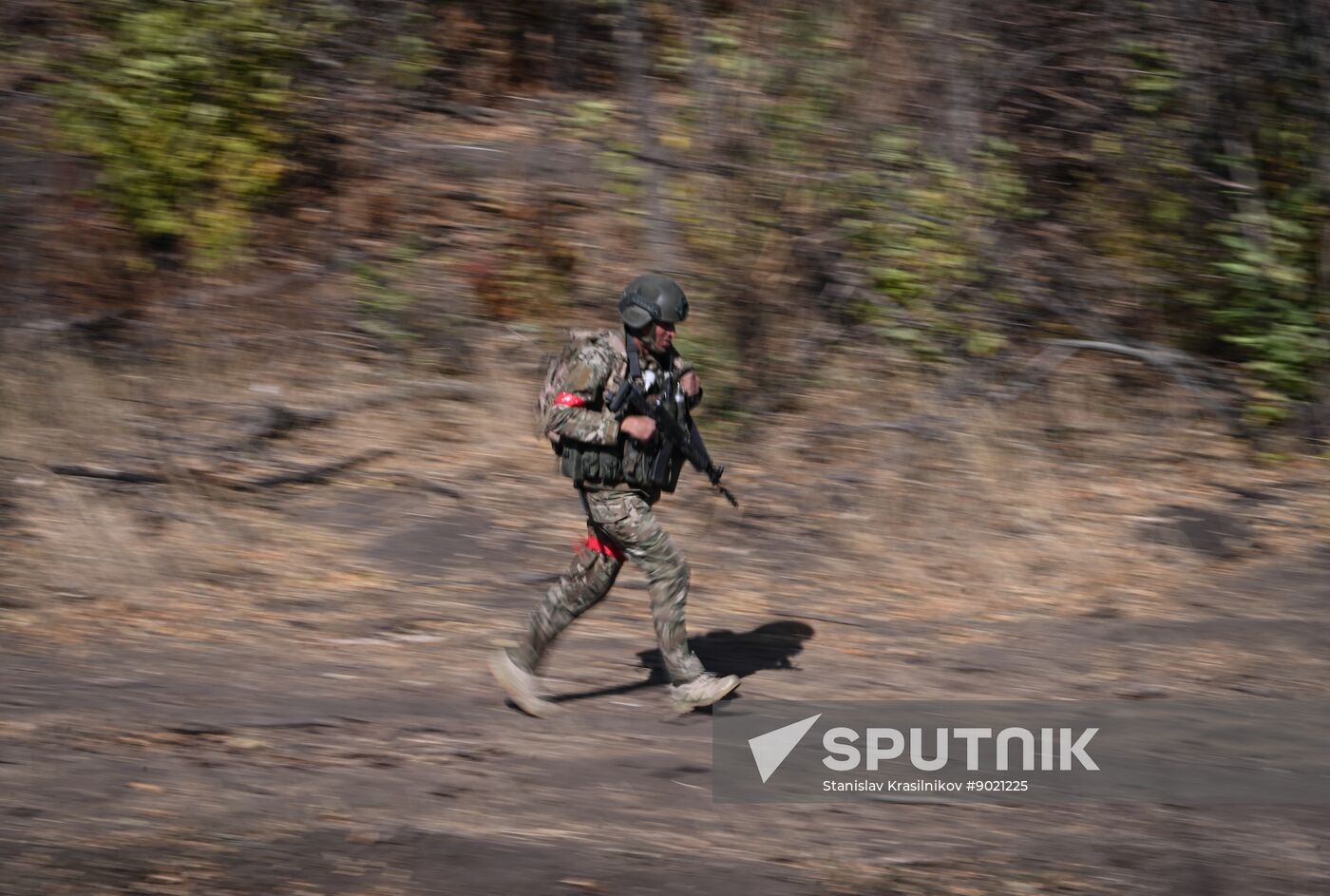 Russia Ukraine Military Operation Troops Training