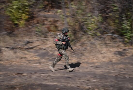 Russia Ukraine Military Operation Troops Training
