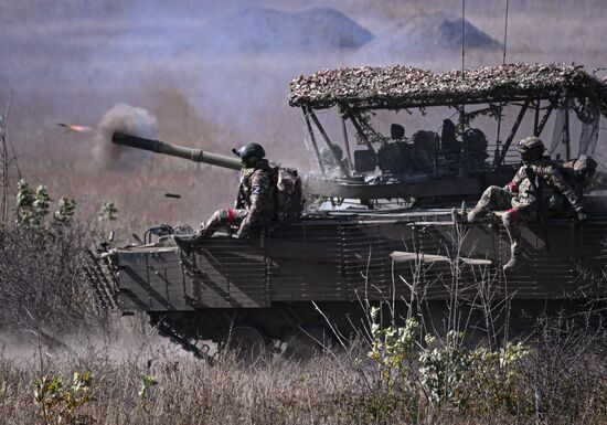 Russia Ukraine Military Operation Troops Training