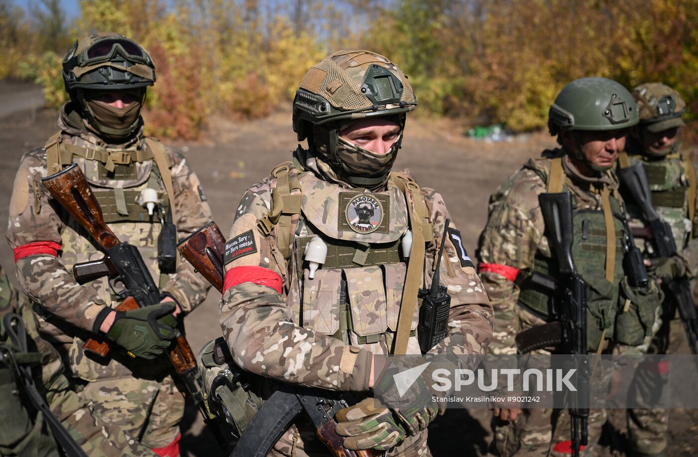 Russia Ukraine Military Operation Troops Training
