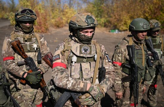 Russia Ukraine Military Operation Troops Training