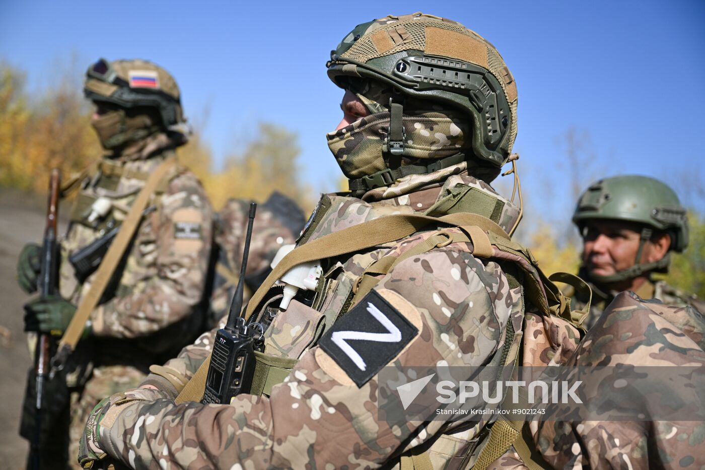 Russia Ukraine Military Operation Troops Training