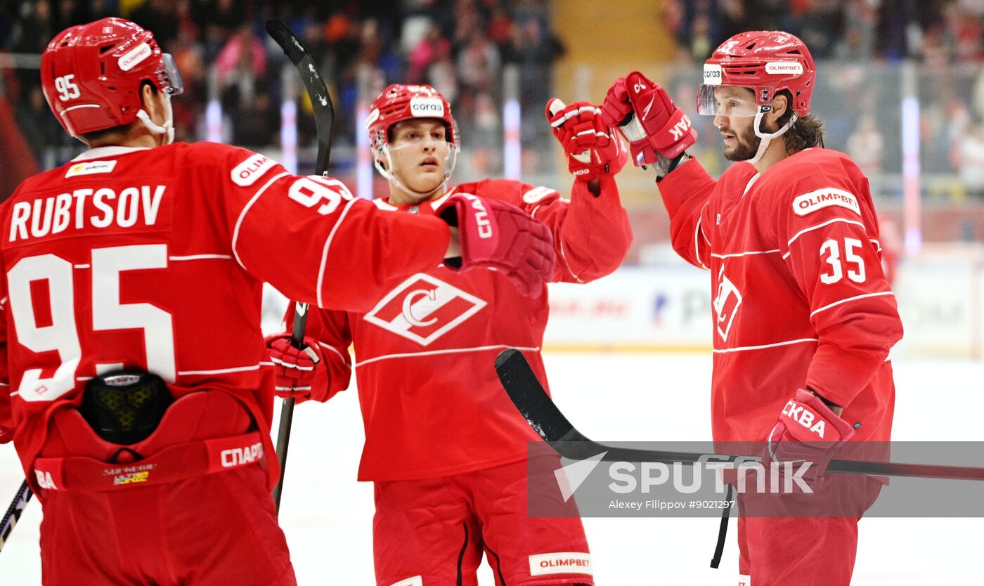 Russia Ice Hockey Kontinental League Spartak - Dragons