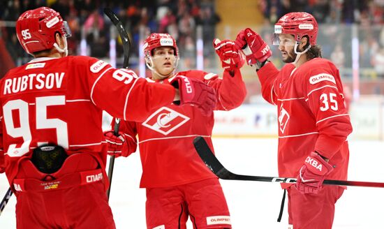 Russia Ice Hockey Kontinental League Spartak - Dragons