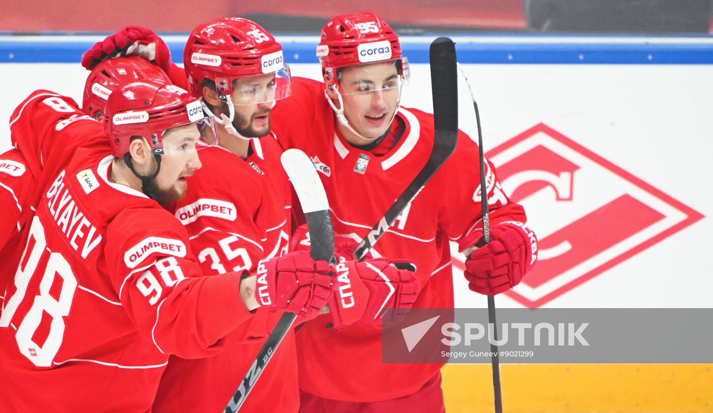 Russia Ice Hockey Kontinental League Spartak - Dragons