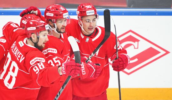 Russia Ice Hockey Kontinental League Spartak - Dragons