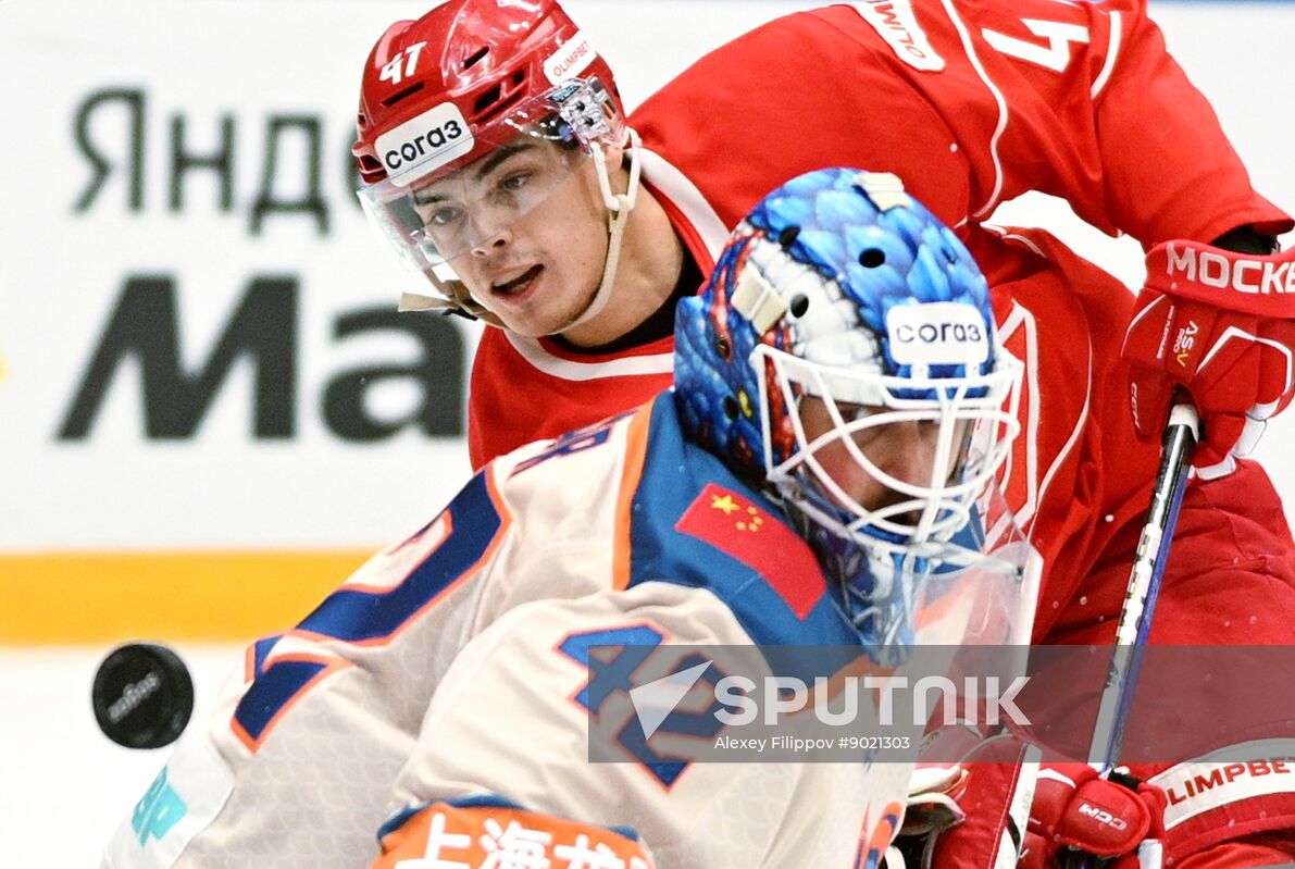 Russia Ice Hockey Kontinental League Spartak - Dragons