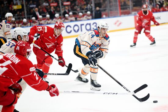 Russia Ice Hockey Kontinental League Spartak - Dragons