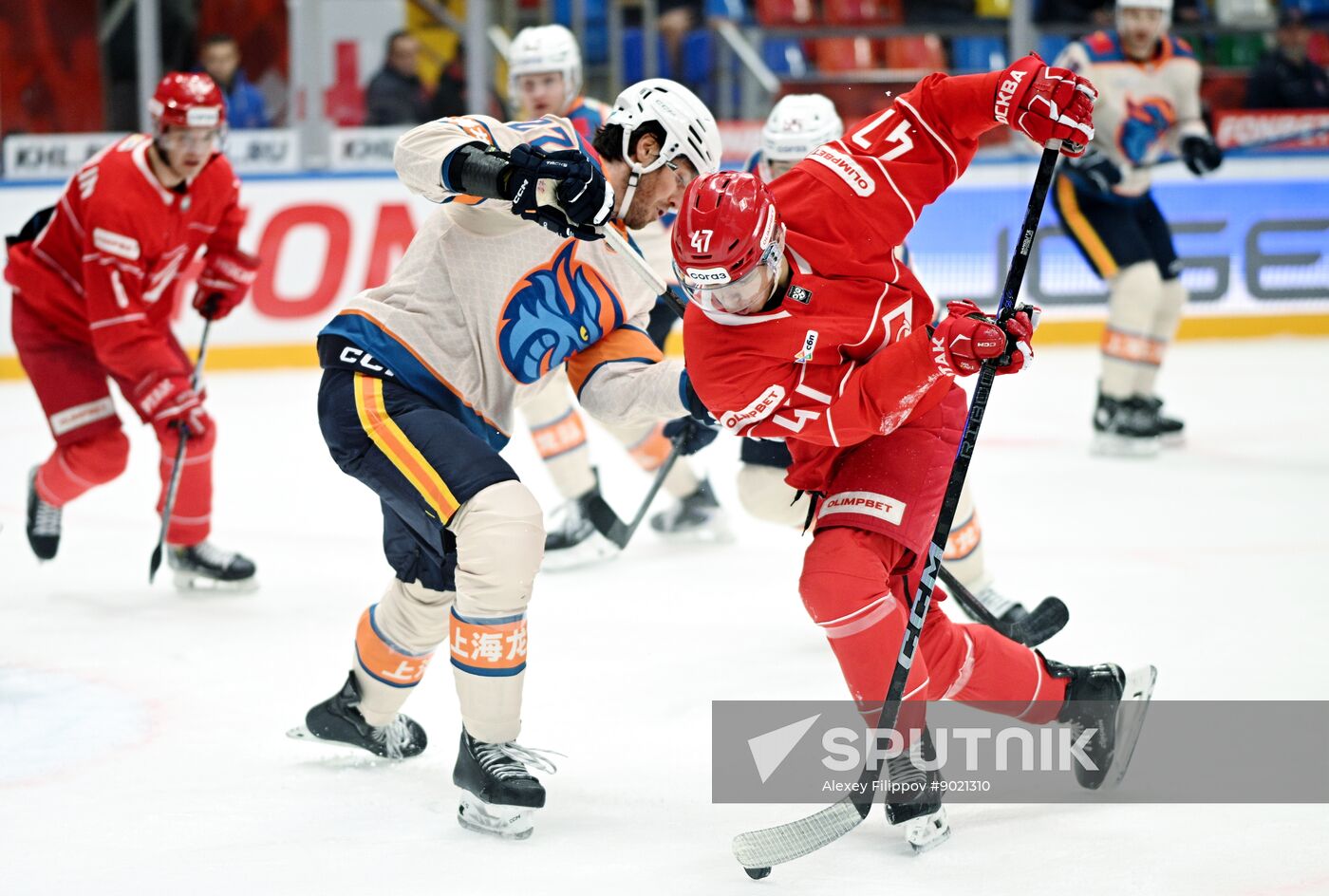 Russia Ice Hockey Kontinental League Spartak - Dragons
