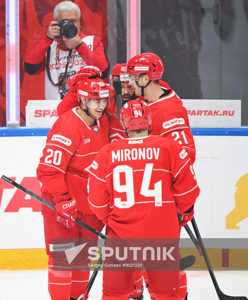 Russia Ice Hockey Kontinental League Spartak - Dragons