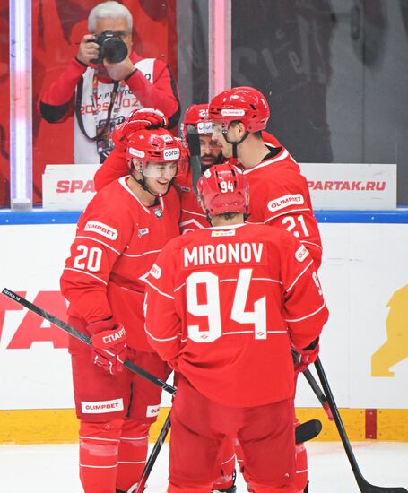 Russia Ice Hockey Kontinental League Spartak - Dragons