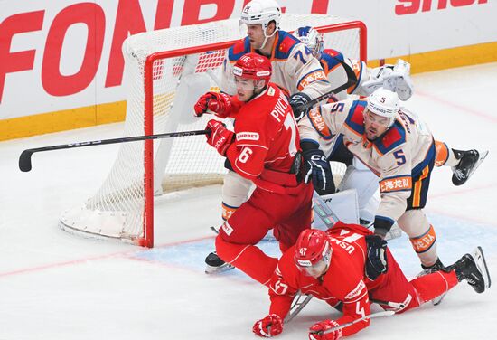 Russia Ice Hockey Kontinental League Spartak - Dragons
