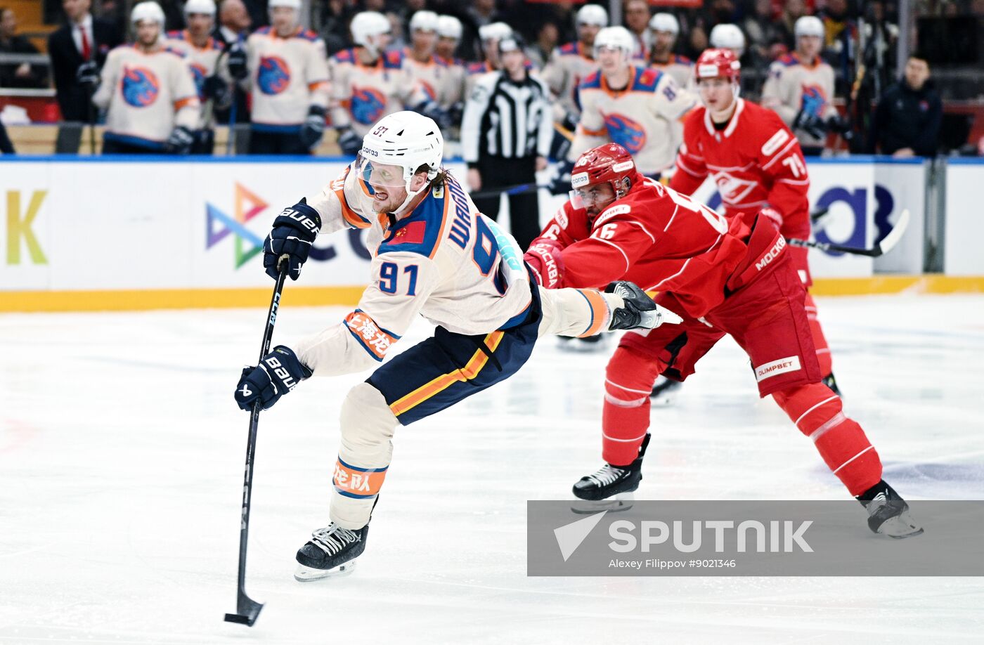 Russia Ice Hockey Kontinental League Spartak - Dragons