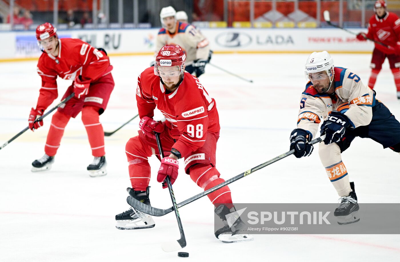 Russia Ice Hockey Kontinental League Spartak - Dragons
