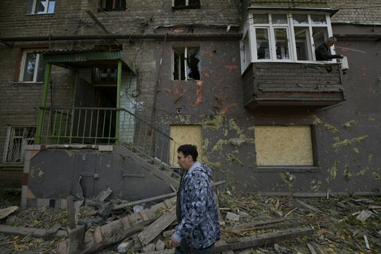 Russia Ukraine Military Operation Shelling