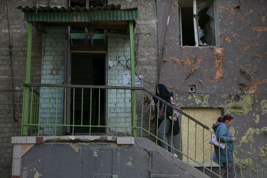 Russia Ukraine Military Operation Shelling