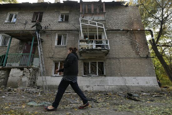 Russia Ukraine Military Operation Shelling