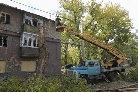 Russia Ukraine Military Operation Shelling