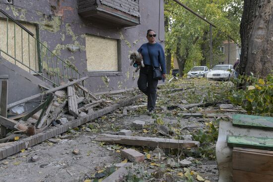 Russia Ukraine Military Operation Shelling