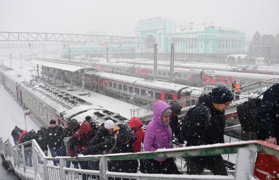 Russia Weather Snowfall