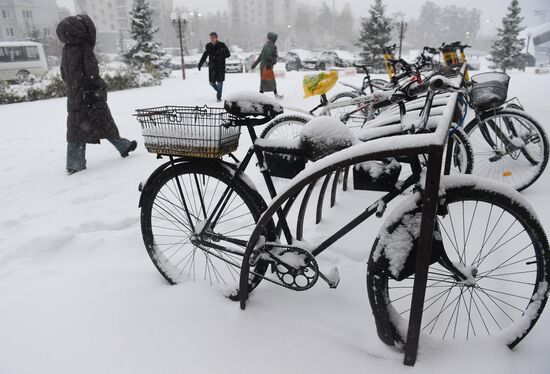 Russia Weather Snowfall