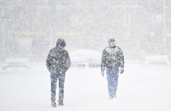 Russia Weather Snowfall