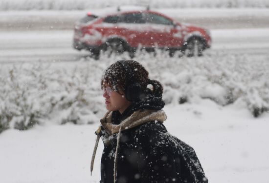 Russia Weather Snowfall