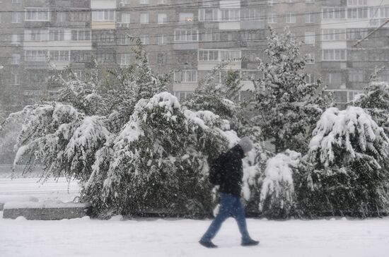 Russia Weather Snowfall