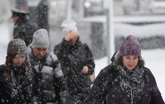 Russia Weather Snowfall