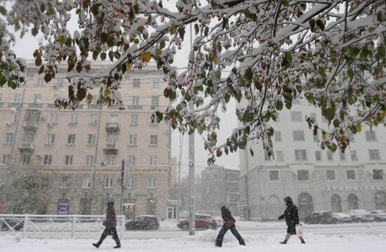 Russia Weather Snowfall