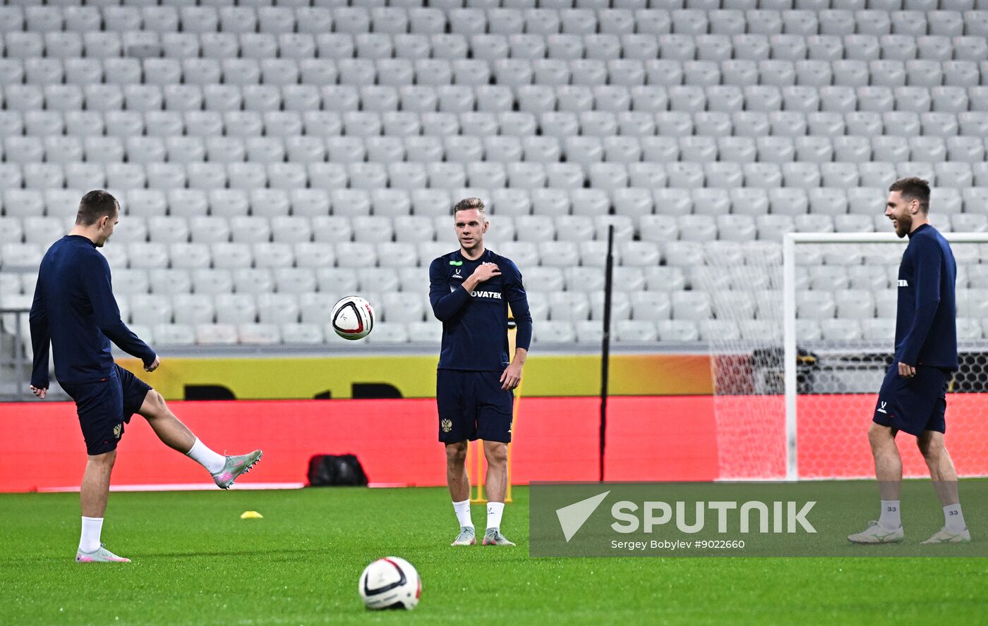 Russia Soccer Friendly Russia Training