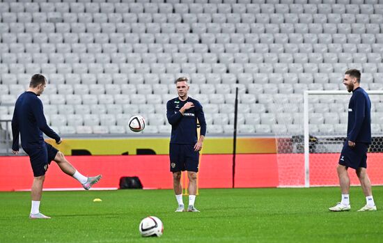 Russia Soccer Friendly Russia Training