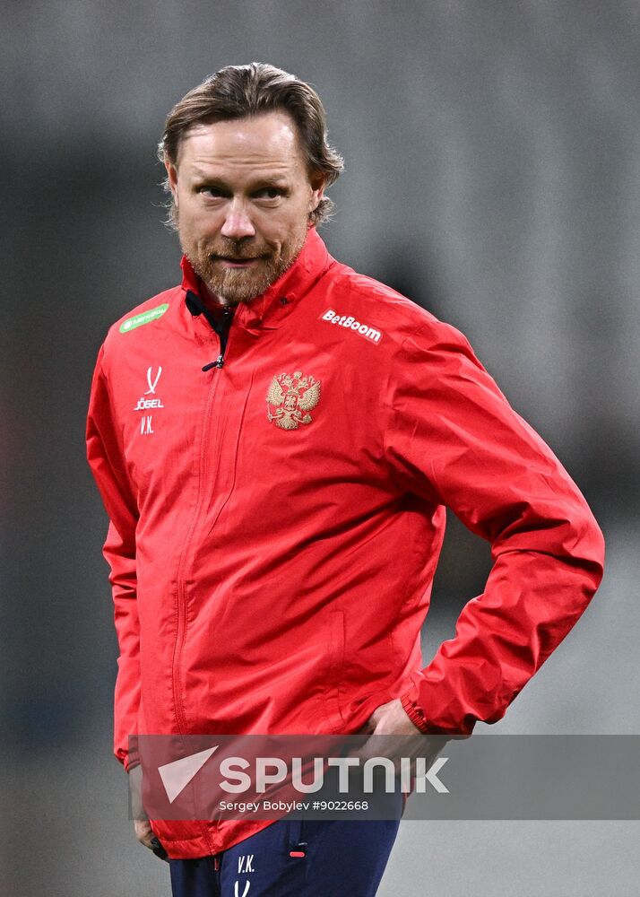 Russia Soccer Friendly Russia Training